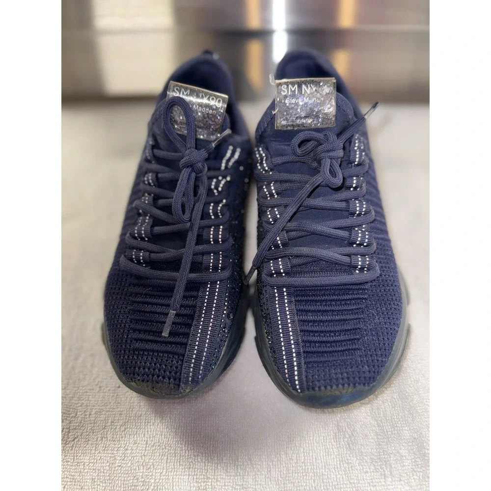 Steve Madden NY‎ Blue Sparkle Woman's Shoes Size 5